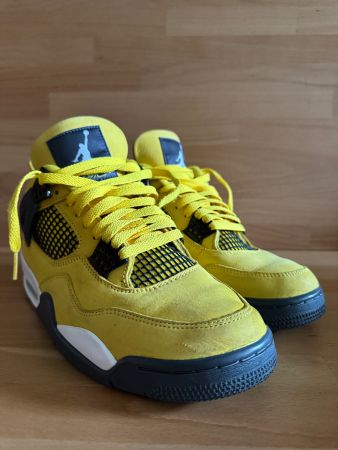 Air Jordan 4 Retro Lightning, Gr. 43, Top Zustand! ab 1.-