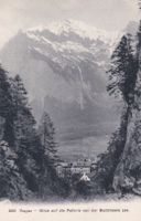 Ragaz - Blick auf die Falknis von der Badstrasse ges