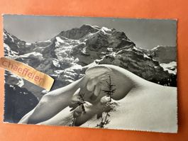 1947 Winter in Möhren, Jungfrau.