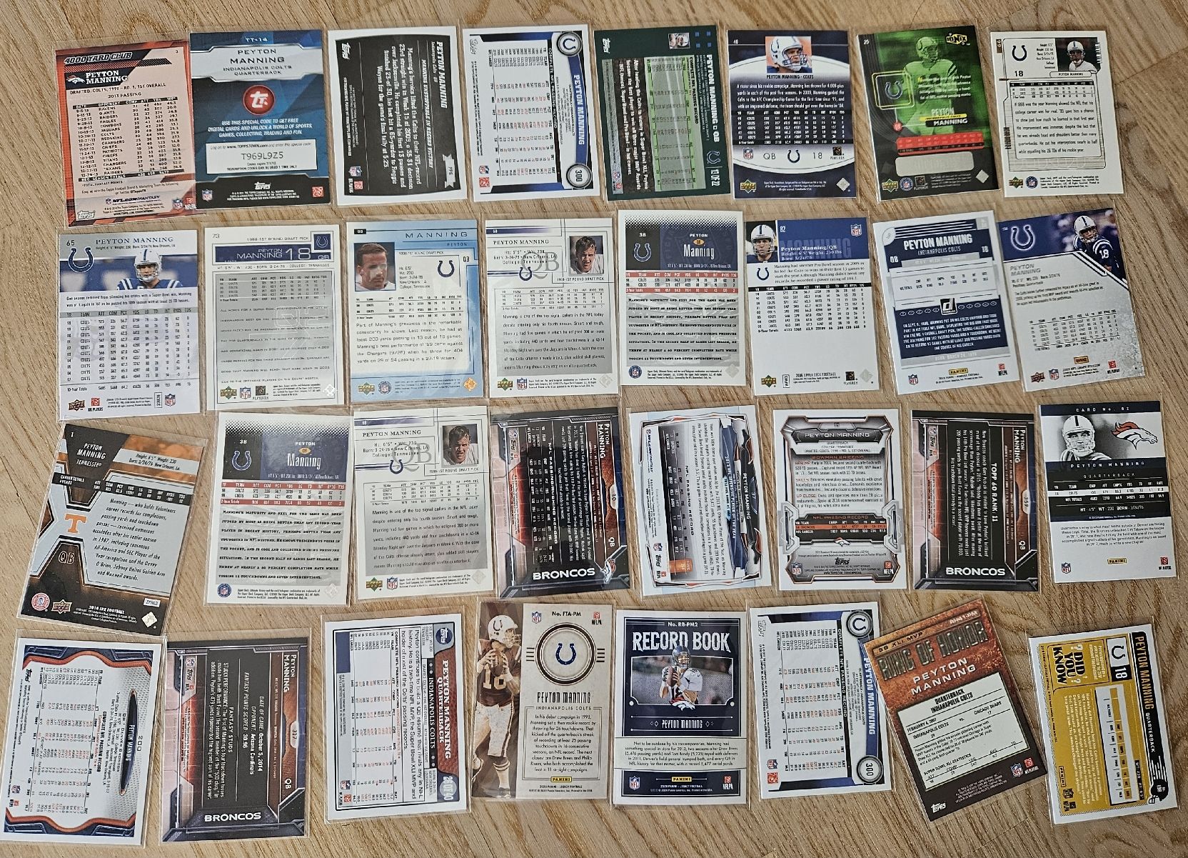 Carte collezionabili: Peyton Manning Sammlung / 89 Cards ab 1999 /Quarterback – Usato da Oberdorf BL venduto da BaldenEagle 4