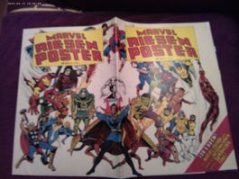 Marvel SUPERHELDEN Riesenposter mit Lexikon 120x85cm(RAR)