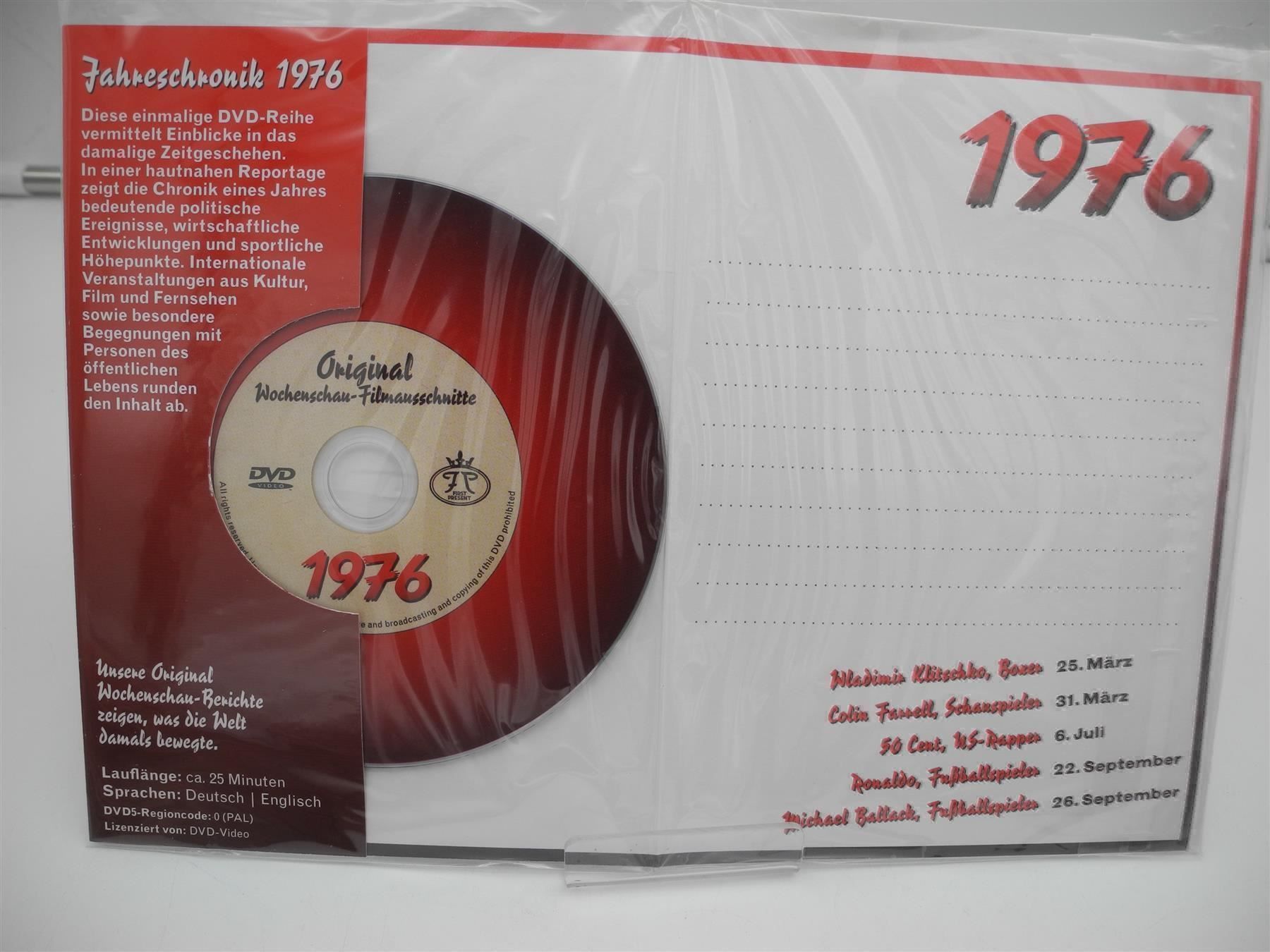 Karten: Geburtstagskarte mit CD, Jahr 1976 – Neu und originalverpackt aus Kottwil von Crazyrolf 1