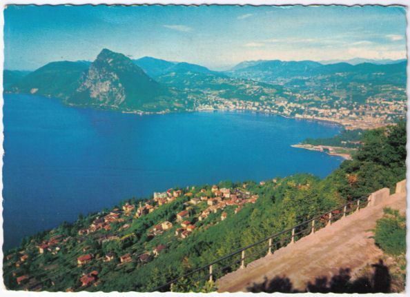 Cartes postales: Lugano mit San Salvatore – D'occasion à Binningen par Mountainrider