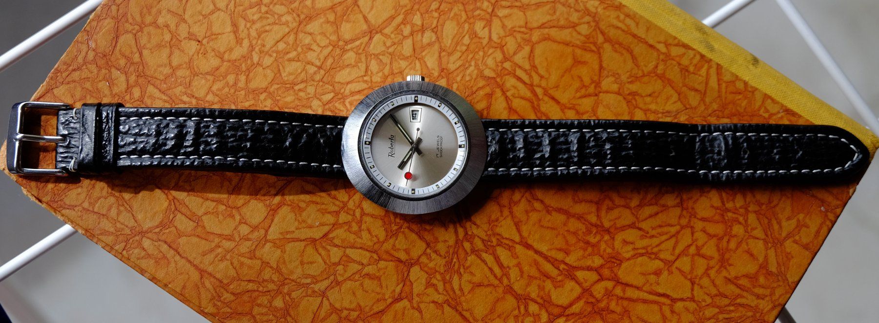 Orologi: Roberta mit Lollipop Zeiger 70er Jahre. – Usato da Rheinfelden venduto da Esekiel 3