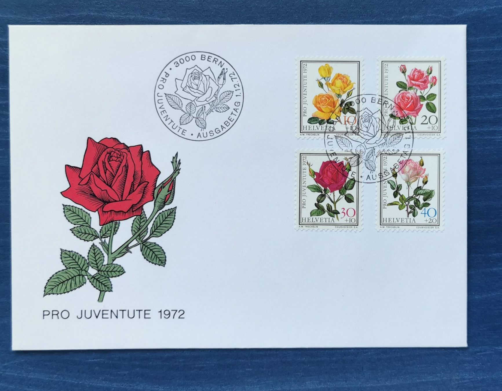Tous les timbres: FDC PJ 1972 – Neuf (Voir description) à Aadorf par Chnorli-Furz