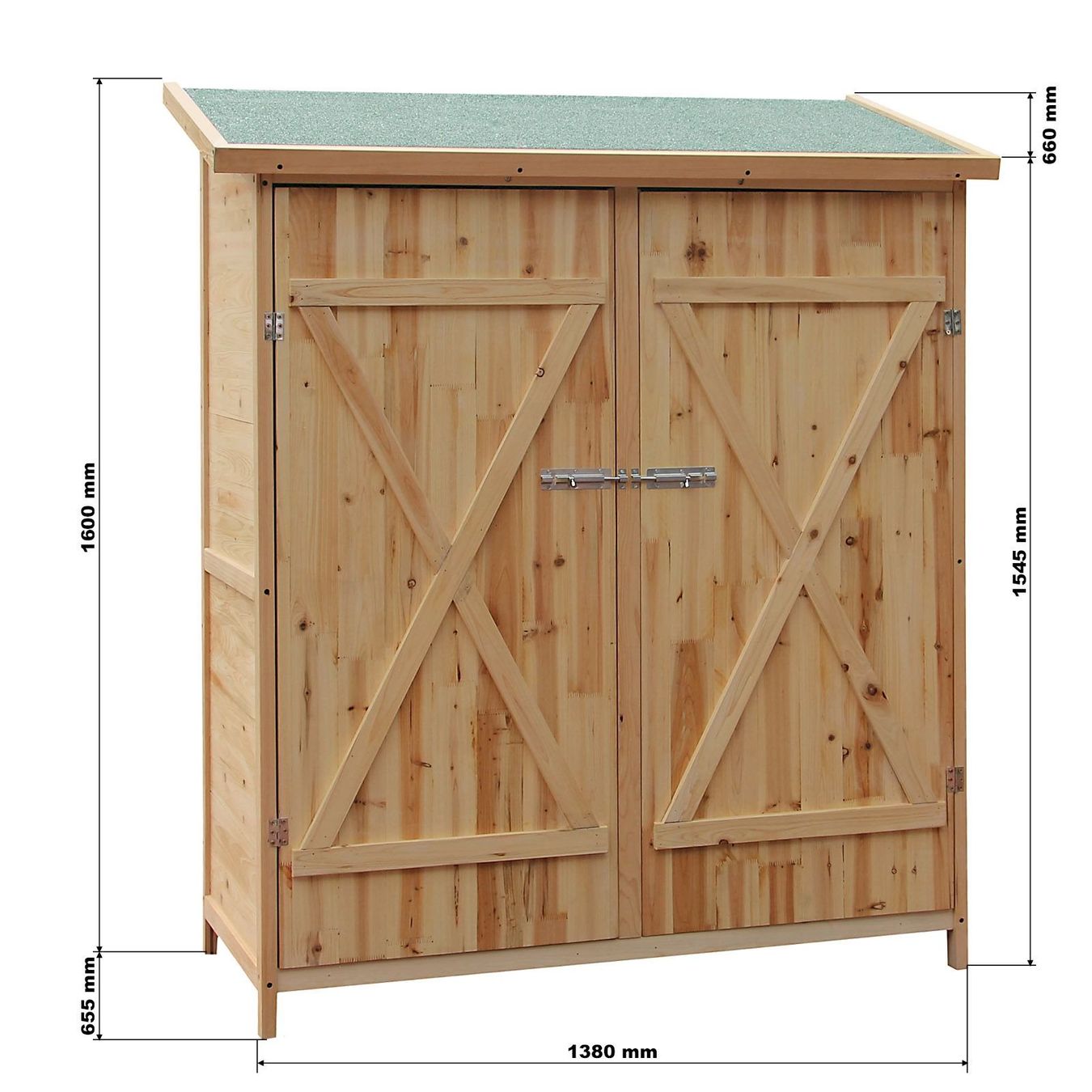 Casette da giardino & serre: WilTec XXL Holz Gerätehaus – Nuovo e nell'imballaggio originale da Bottighofen venduto da zaap 7