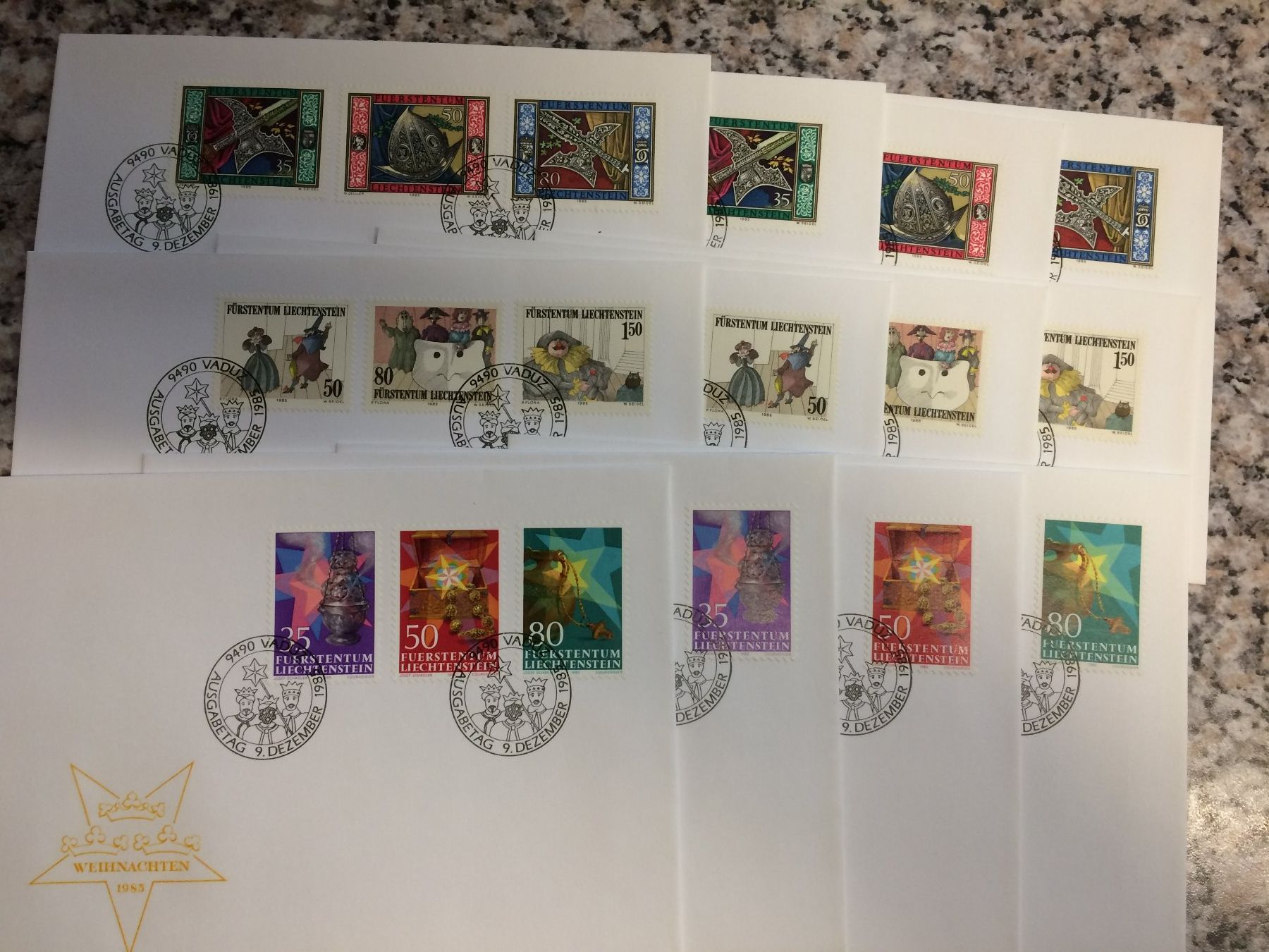 Alle Briefmarken: Ersttagscouverts – Gebraucht aus Kilchberg ZH von APZ4BWM2