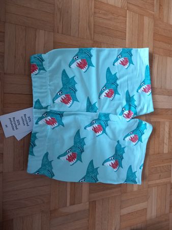 Sommer Badehose Hai Muster Gr. 140 neuwertig in Türkis!