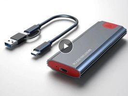 Adaptateur SSD M.2 NVMe Boîtier externe PCIe 10Gbp/s