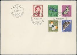 1951 - Pro Juventute - Ersttagsbrief FDC ET - französisch·fr