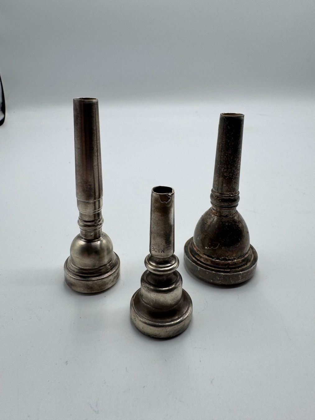 Strumenti musicali: Mundstücke Messing 3 Stück, versilbert – Usato da Sachseln venduto da BONATI01