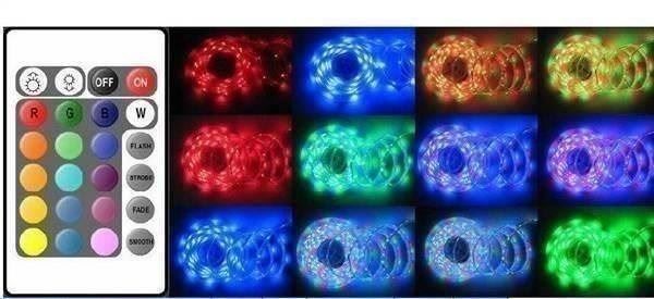 Ghirlande e barre luminose: 5m LED Rolle mit 150 LED RGB SMD – Nuovo e nell'imballaggio originale da Yverdon-les-Bains venduto da Netgadget_SARL 2