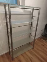Regal Metall mit 5 Glasablagen 2 Stück