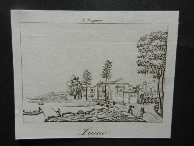 Gravures: Luino Lago Maggiore – D'occasion à Risch par Rischli15