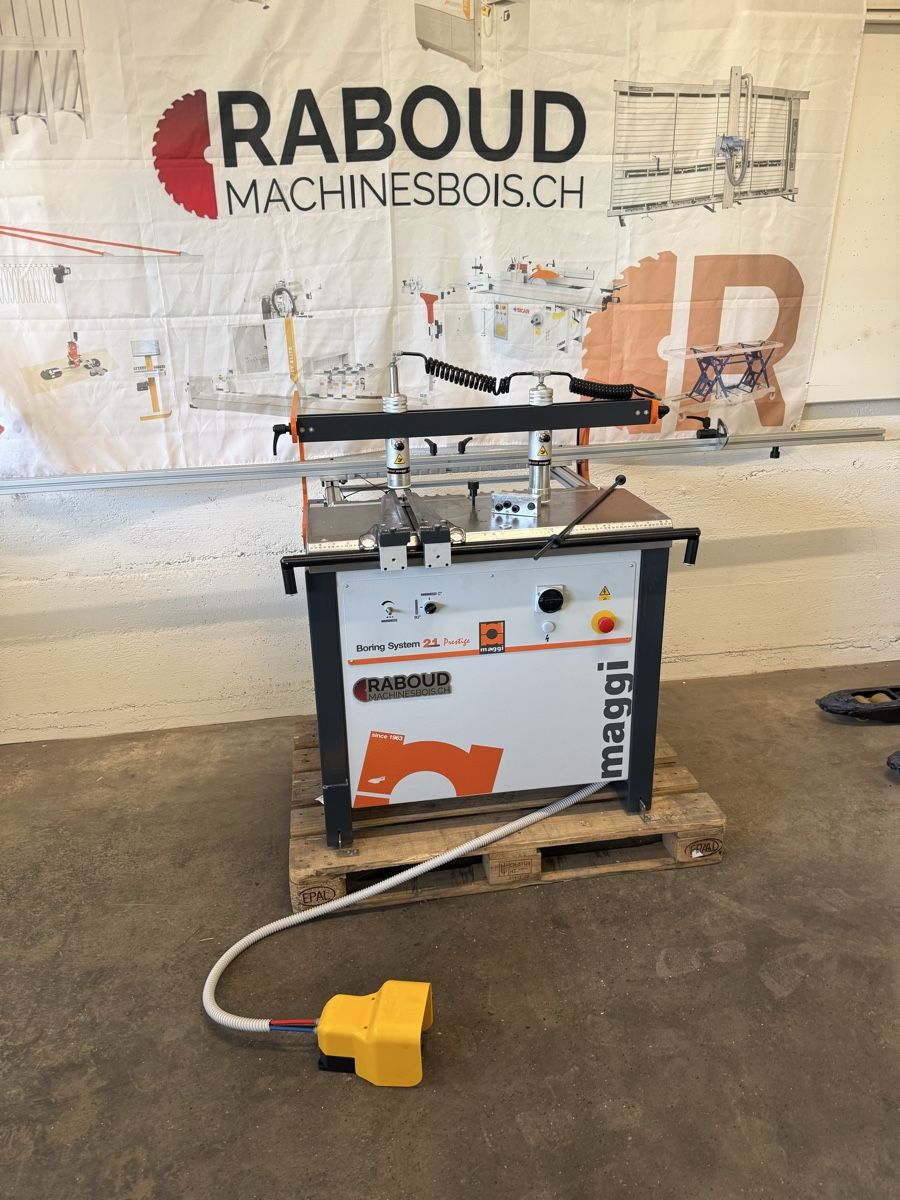 Tutte le macchine: Perceuse système 32, charnière Blum et tourillon – Nuovo e nell'imballaggio originale da Vauderens venduto da machinesbois.ch