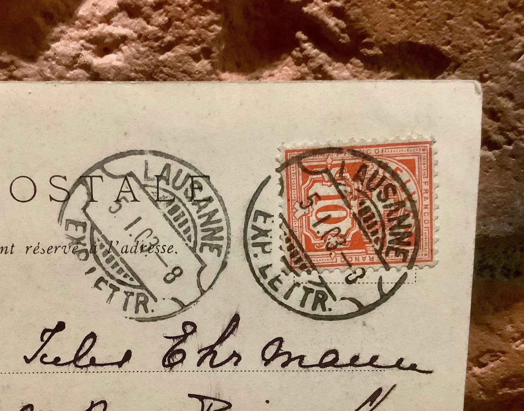 Ansichtskarten: 1903 - LE QUAI à OUCHY - Lausanne – Gebraucht aus Root von ENGLAND-TREASURES 3