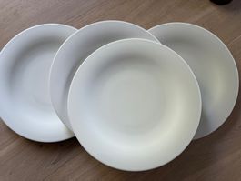 Iittala Teller 4 Stück weiss Porzellan guter Zustand