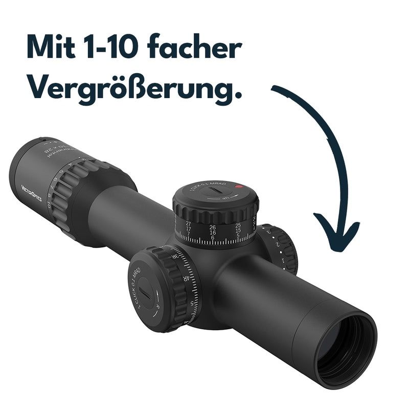 Schweizer Armee Armi bianche: Zielfernrohr Vector Optics Continental x10 1-10x28FFP ED – Nuovo e nell'imballaggio originale da Emmen venduto da Pat-LU 3