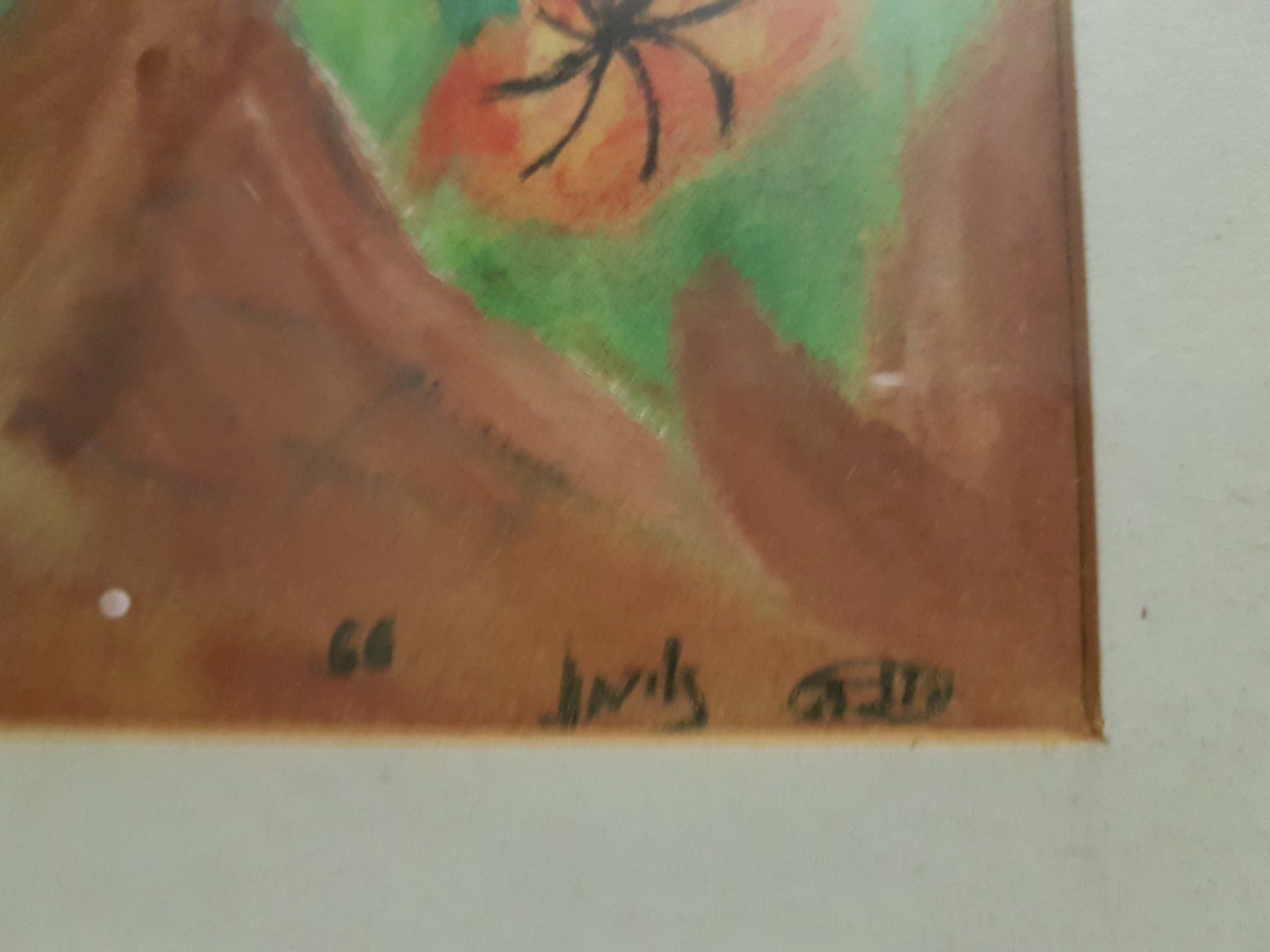 Gemälde: Wunderschönes Blumenstillleben Aquarell (1966) – Gebraucht aus Glattbrugg von casabelavista 4