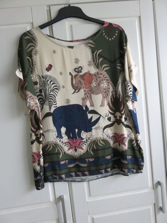 NEUE VISKOSE-BLUSE Gr. L