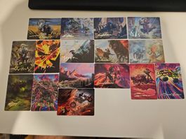 Magic The Gathering Art Series: 16 Karten (unterschrieben)