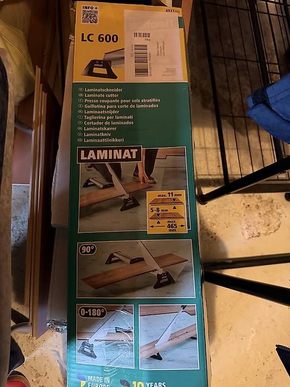 Tutti gli attrezzi: Wolfcraft Laminatschneider LC 600 – Usato da Wettingen venduto da Motostefan79 1