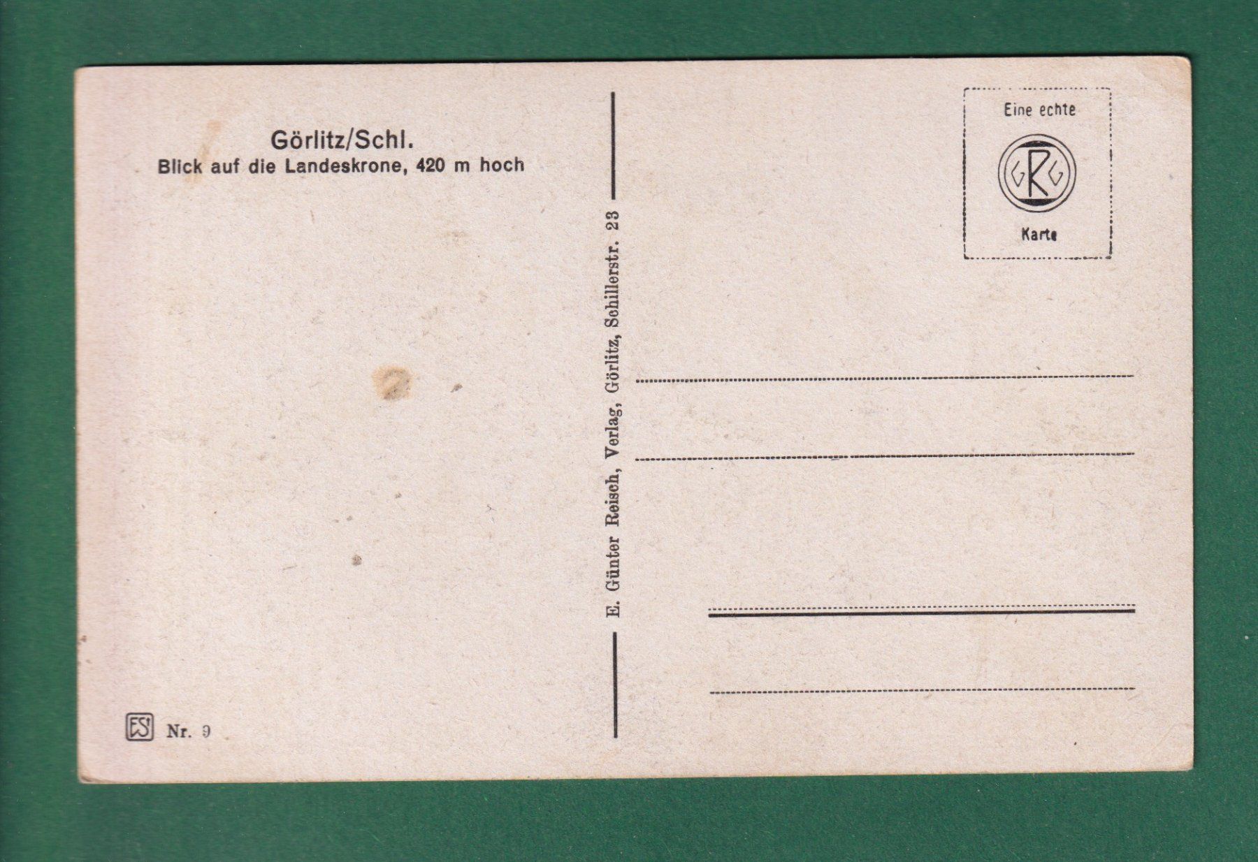Cartoline postali: GÖRLITZ - Landeskrone – Usato da Pully venduto da nicecards-shop 1