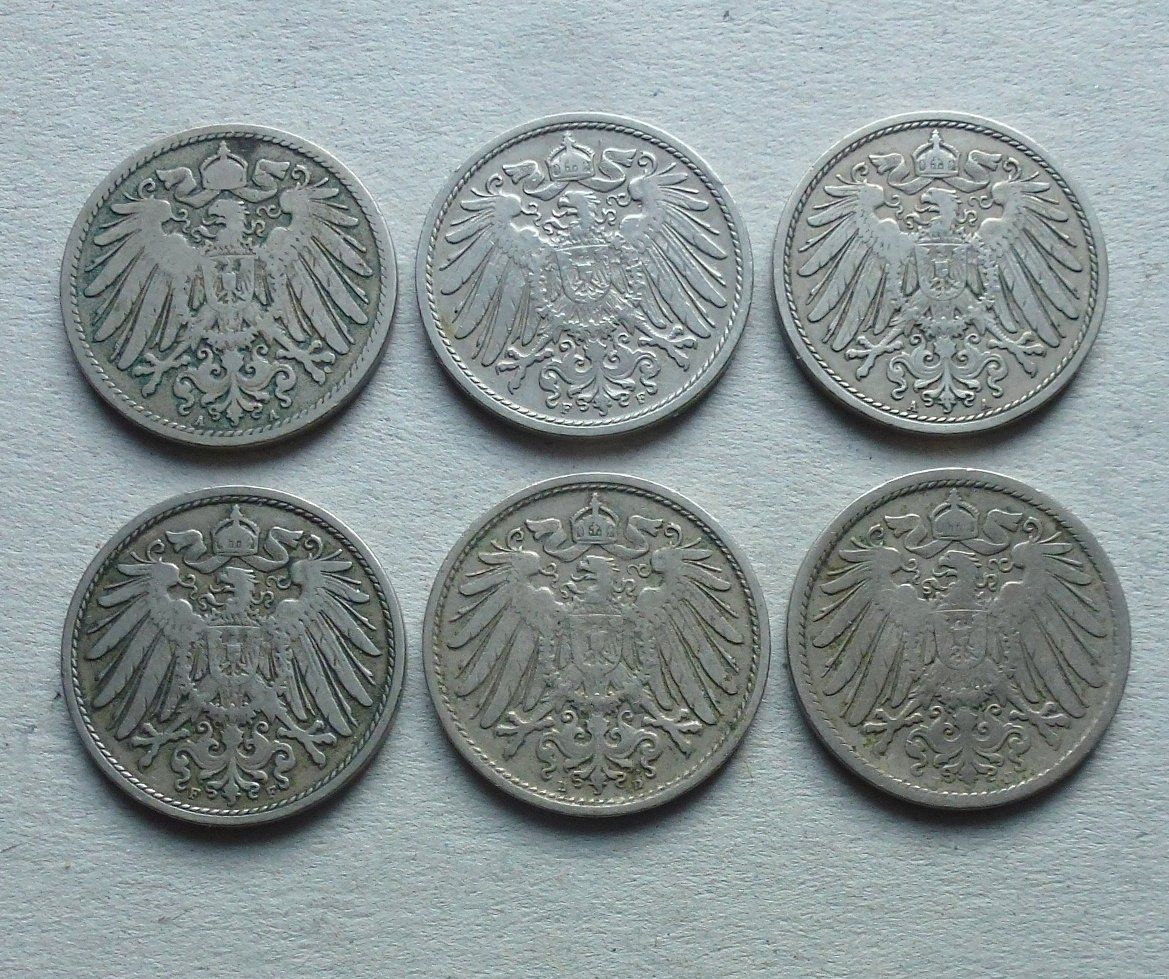 Tutti le monete: Lot ++ 25 Stück 10 Pfennig DR ab 1875 – Usato da Walkringen venduto da Casablanca777 4
