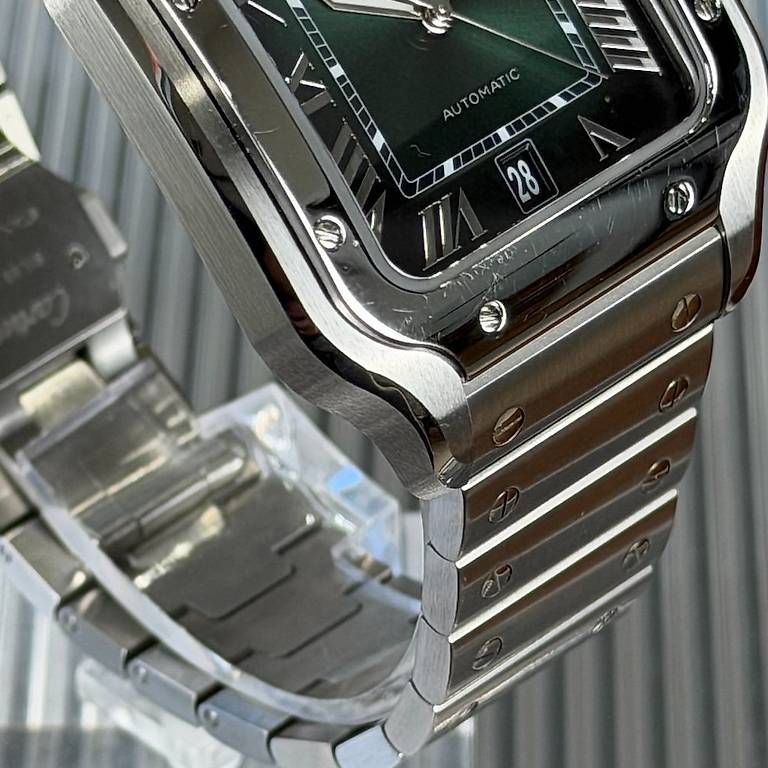 Uhren: Cartier Santos L Green WSSA0062 – Gebraucht aus Genève von minty.watches 6