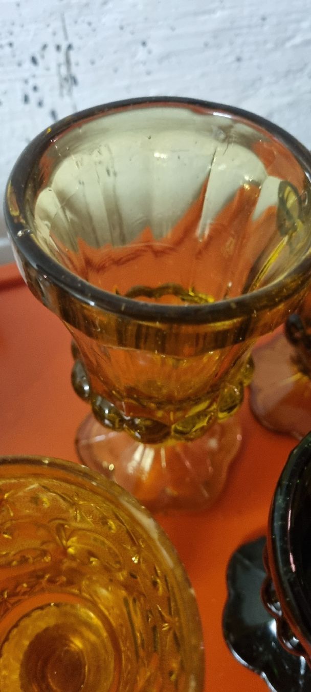 Bicchieri: 4 schöne Vintage Gläser, farbig – Usato da Basel venduto da Jcva 7