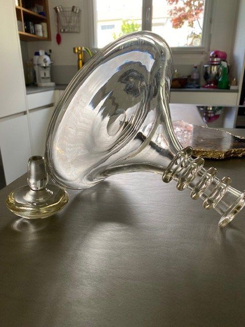 Caraffe: Midcentury Schiffskaraffe aus Glas – Usato da Wiesendangen venduto da EnricaL 7