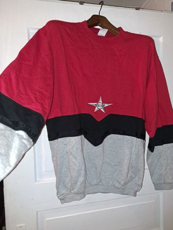 Bogner Sport Sweater, Rot/Schwarz/Grau, Grösse 46 VINTAGE 