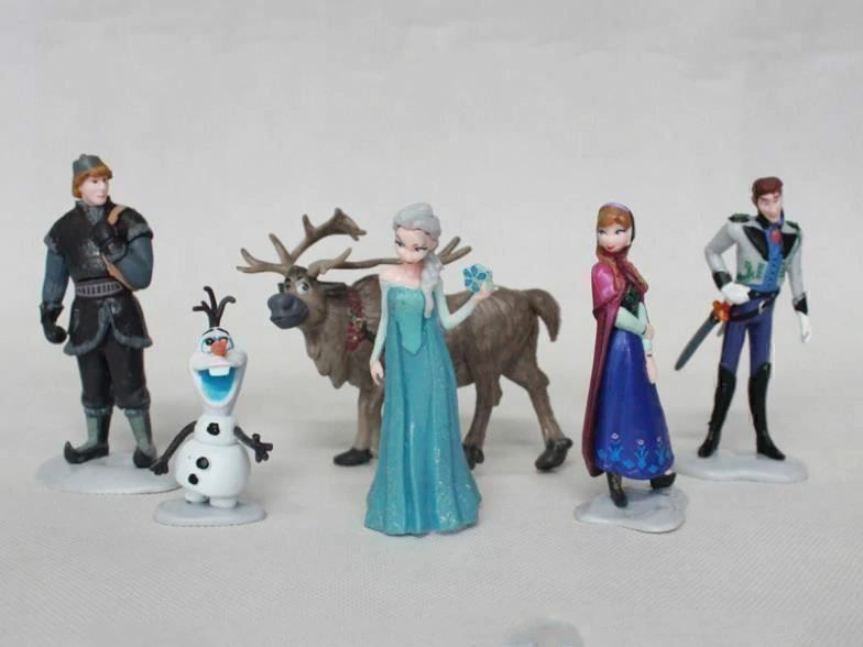 Statuette: 6 ELSA UND ANNA FIGUREN - EISKÖNIGIN – Nuovo e nell'imballaggio originale da Kriens venduto da swissgadget 5