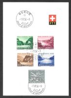 PTT Bögli Pro Patria Serie 1956; B76 - B80 ET Berne 1.6.1956