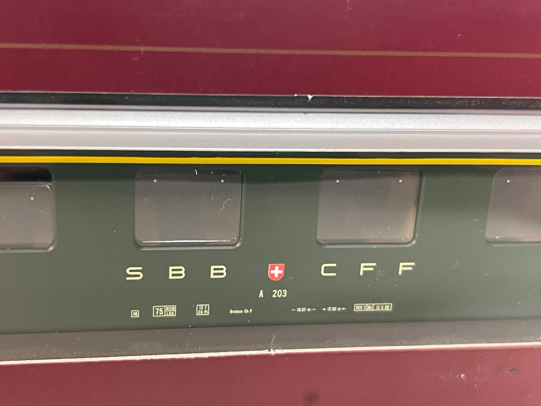 Bemo Modellini di ferrovie: Bemo 3278 483  SBB CFF A 203 – Nuovo e nell'imballaggio originale da Neuenhof venduto da ludovicco 1