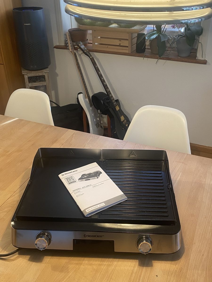 Grills: Silvercrest Tischgrill 2000W 2 Oberflächen mit Anleitung – Neu (gemäss Beschreibung) aus Muttenz von Paepu1 3