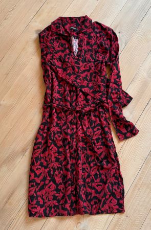 Kleid langarm/ Blusenkleid inextenso,Gr.S