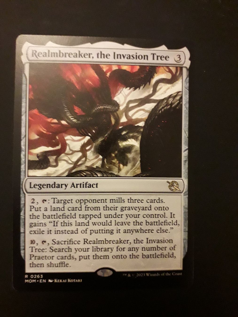 Magic The Gathering Sammelbilder & Trading cards: MTG - Realmbreaker, the invasion tree – Gebraucht aus Lausanne von and_n6mz