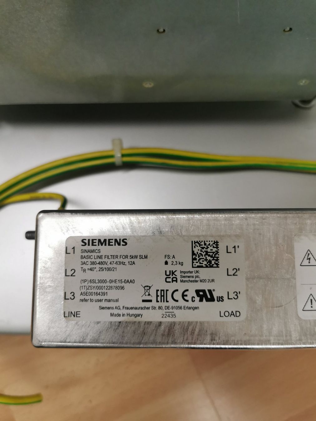 Siemens Componenti elettronici: Siemens Sinamics Power Module, Control Unit & DC Link! (48) – Usato da Niederlenz venduto da Chevy_V8 6