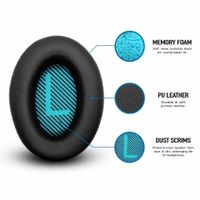 Ersatz Ohrpolster Bose QuietComfort QC15 QC25 QC35 Kopfhörer