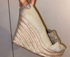 Sandales compensées Mango, taille 40, été chic!☀️😍🤩
