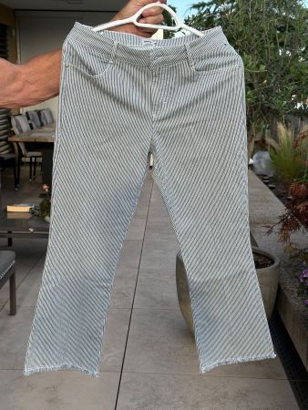 Brax Hose! blau-weiss gestreifte Jeans