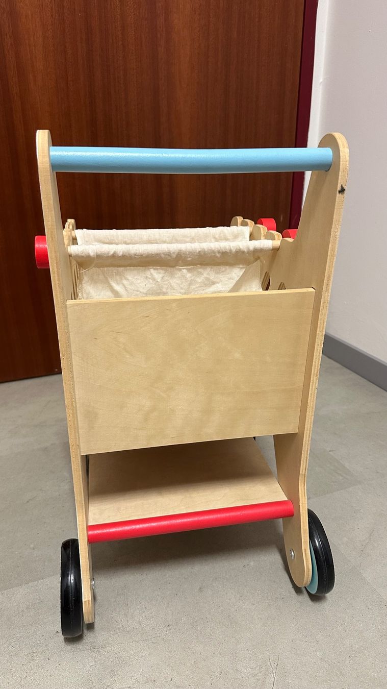 Giocattoli: Kinder-Einkaufswagen aus Holz – Usato da Schönenbuch venduto da marisli80 1