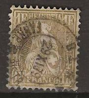 Ch036 - Helvetia assise 36  obl.