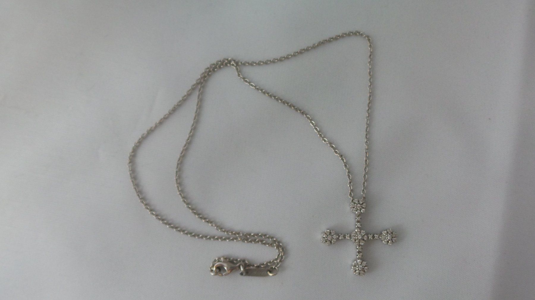 Sonstiger Schmuck: Weissgold Collier mit Anhänger – Neu (gemäss Beschreibung) aus Muttenz von einfach-schoen