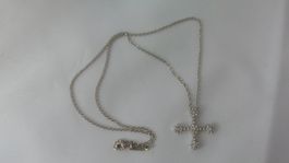 Weissgold Collier mit Anhänger