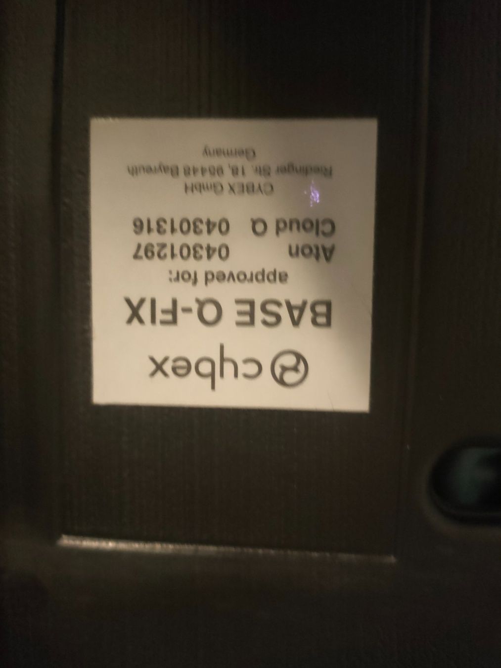 Cybex Auto-Kindersitze: Cybex Base Q-Fix Isofix-Basis – Gebraucht aus Möhlin von swaldi3 1