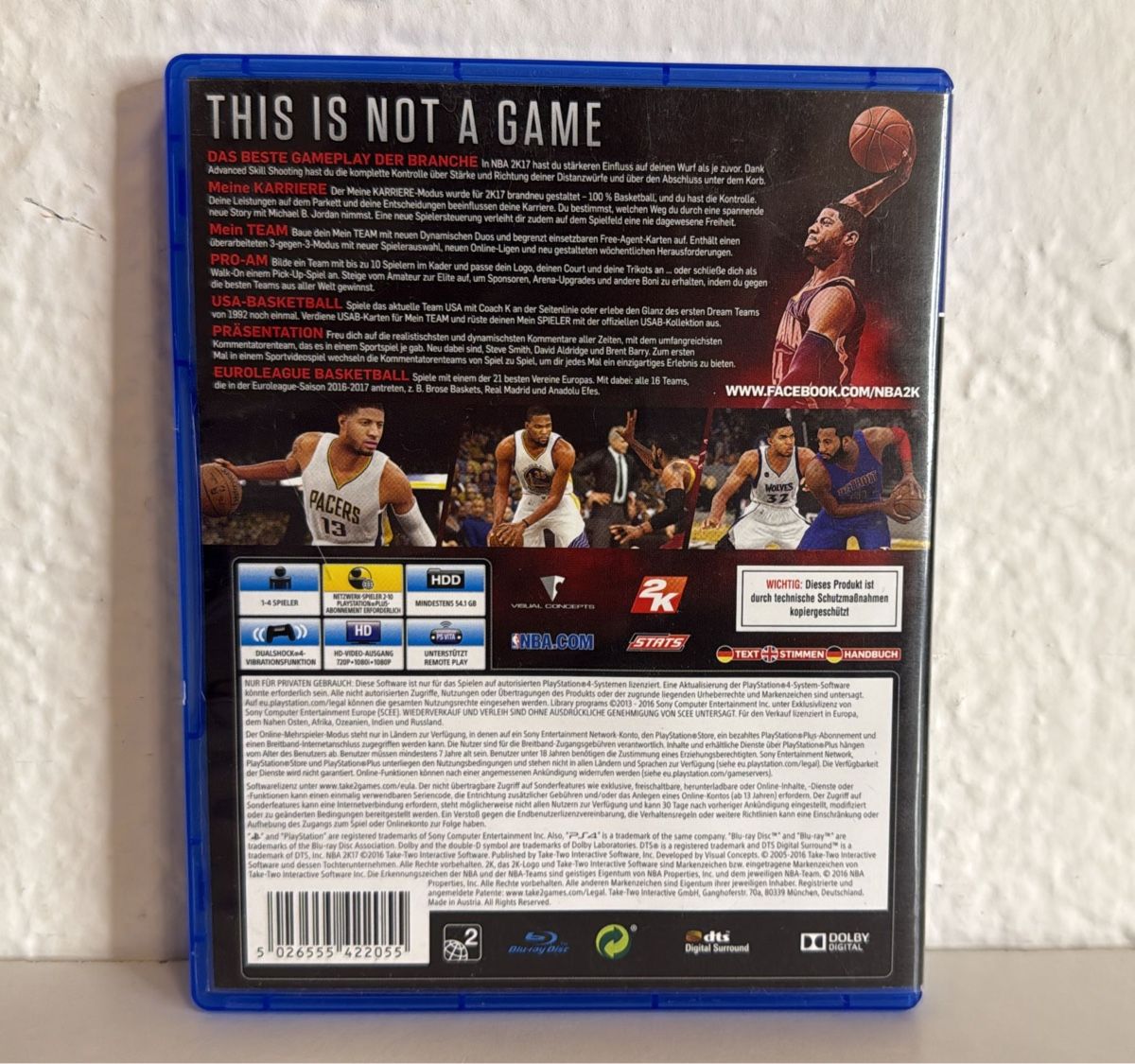 Sony Spiele: NBA 2K17 PS4/PS5 Game - Good Condition – Gebraucht aus Ehrendingen von bubulence 1