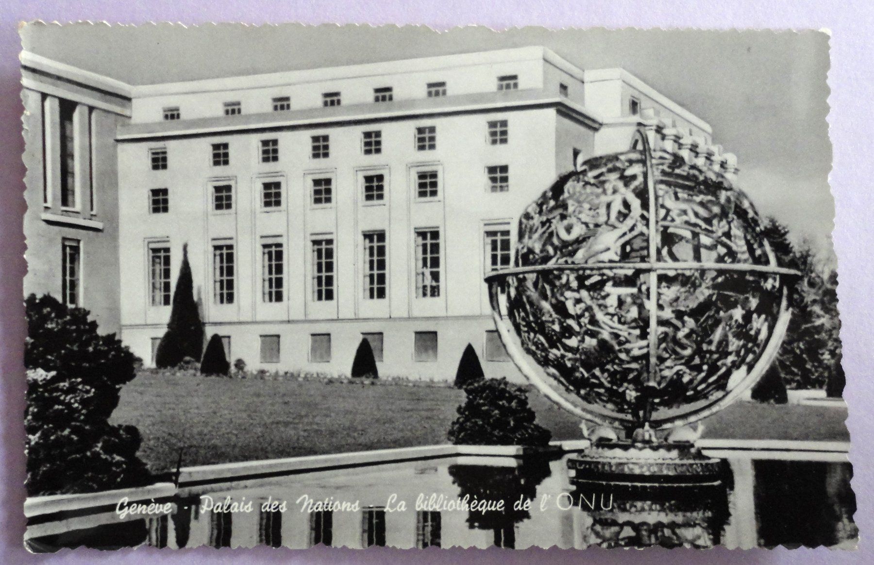 Cartoline postali: Genève - Palais des Nations – Usato da Fétigny venduto da Billy2miny