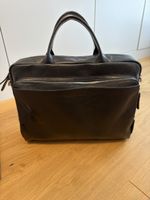 Leder Laptoptasche Schwarz I Strellson